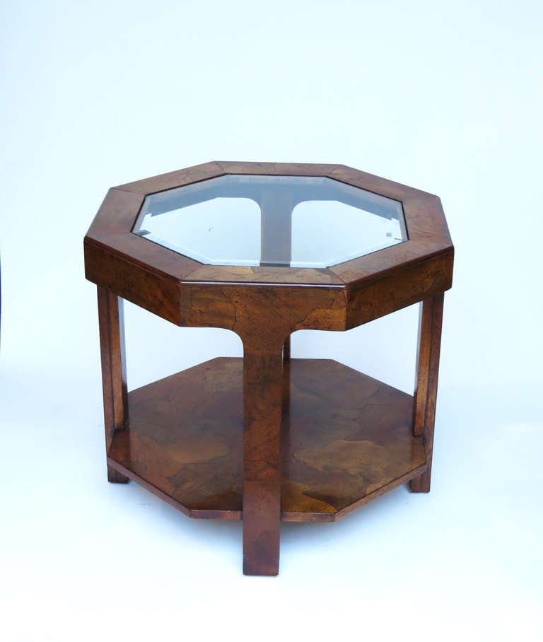 1970s Octagonal Side Table