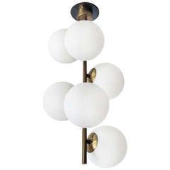 Lightolier 6-globe Ceiling Fixture