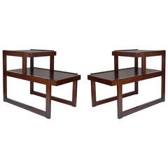 Pair of "Step" Side Tables by Paul Laszlo for Brown Saltman