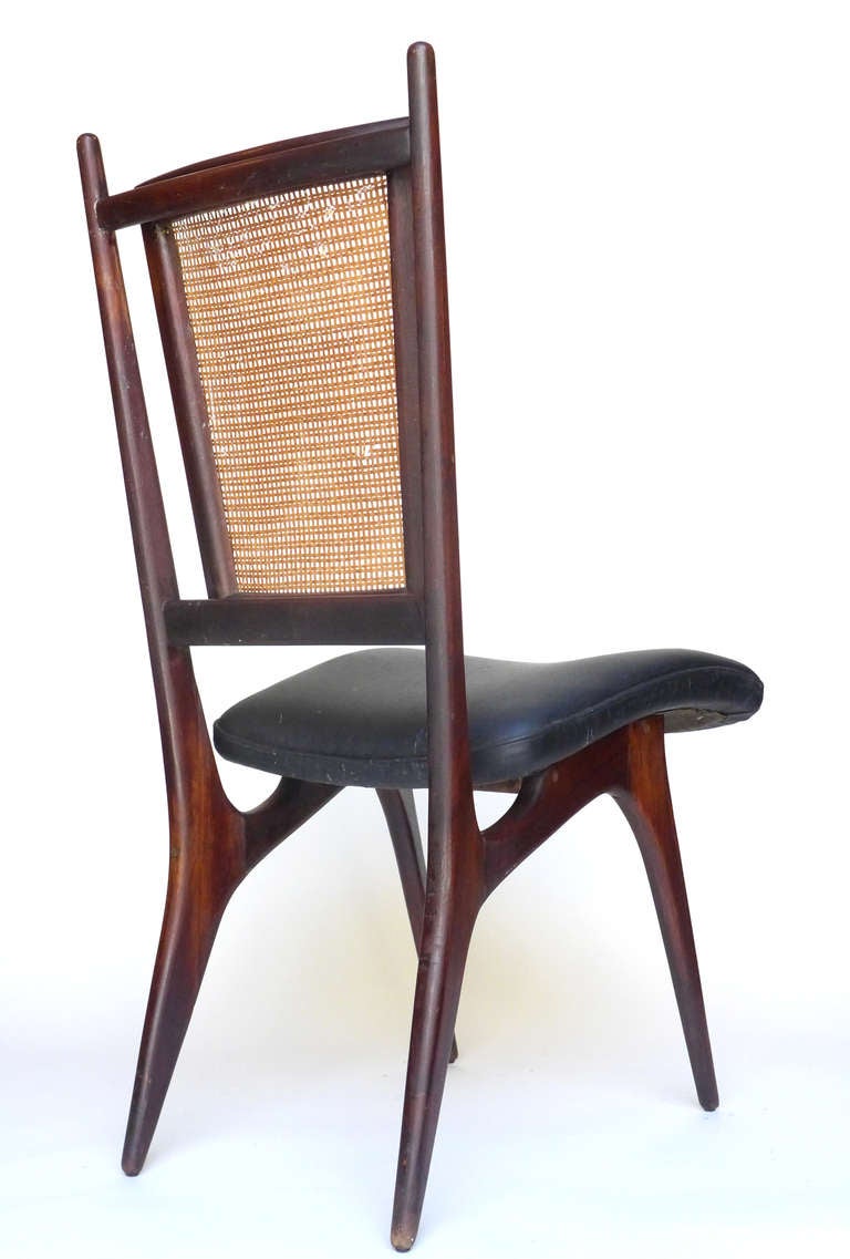 Mid-Century Modern Set of 6 Dining Chairs by Grosfeld House