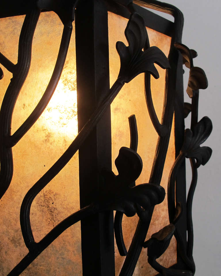 Custom Wrought Iron Lantern Pendant 1