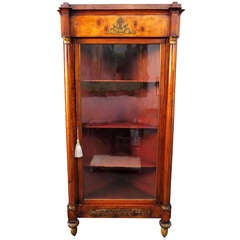 Late 19th Century Corner Display Cabinet