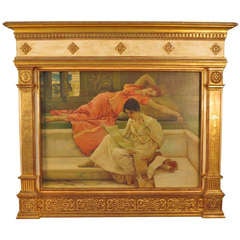 Copy of "The Favourite Poet" by Lawrence Alma-Tadema