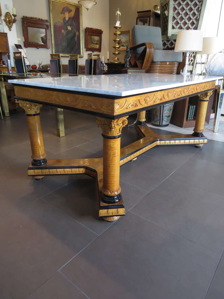 Early 20th c. French Biedermeier Table In Excellent Condition For Sale In Los Angeles, CA