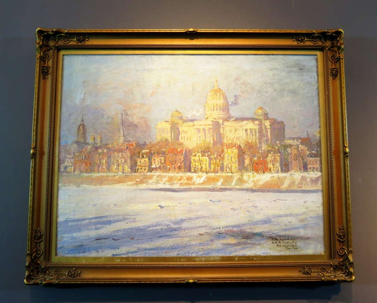 The Pennsylvania State Capitol Building, Harrisburg by Colin Campbell Cooper