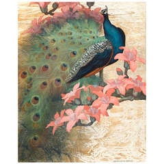 Blue Peacock by Jesse Arms Botke