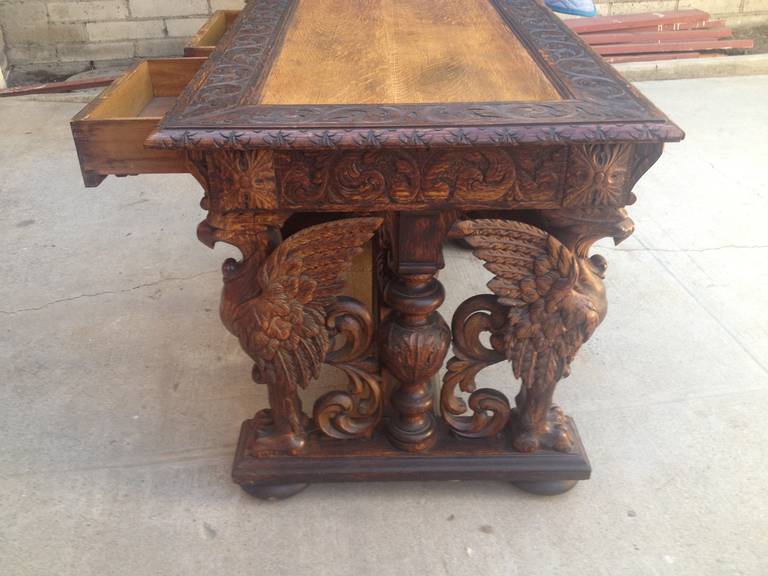 R.J. Horner Library Desk In Excellent Condition In Los Angeles, CA