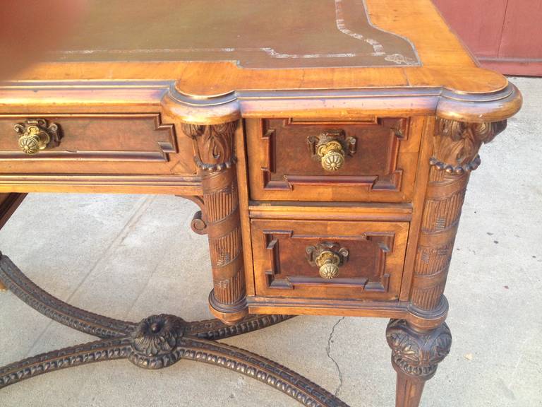 French 19th Century Carved Desk