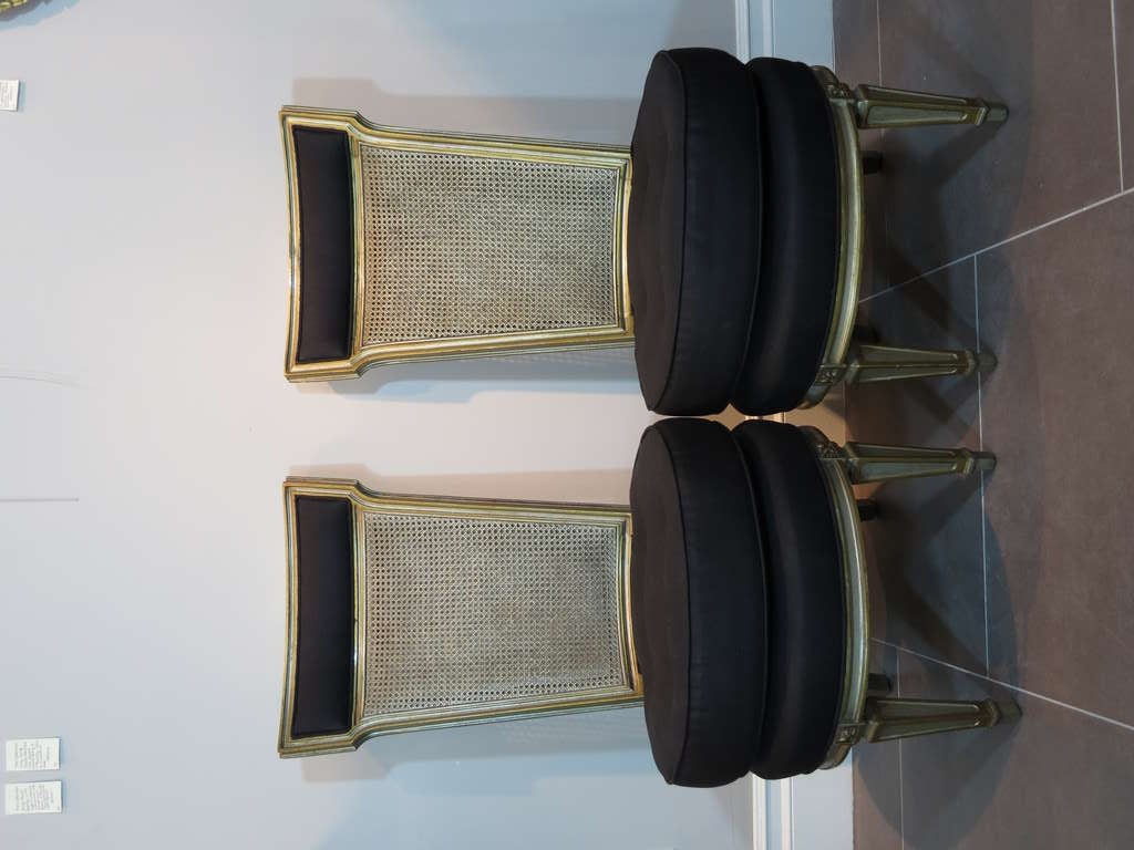 Pair of French Moderne Chauffeuses 2