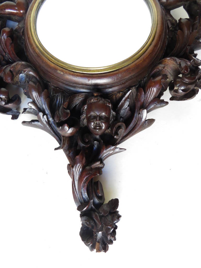 Early 19th Century Carved Mirror In Excellent Condition In Los Angeles, CA