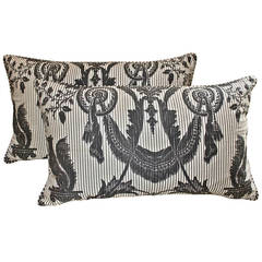 Gray "Lambale" Fortuny Pillows