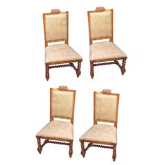 Set of 4 Dining Chairs Designed by Ralph Lauren