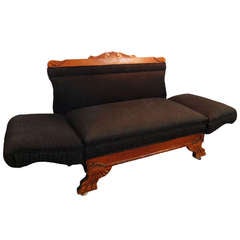 Early 1900's American Settee with Adjustable arms