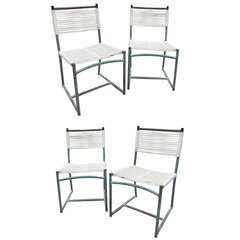 4 Walter Lamb Outdoor Chairs