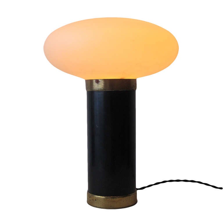 Mid-Century Modern French 'Mushroom' Table Lamp