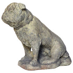 Vintage French Bulldog Sculpture