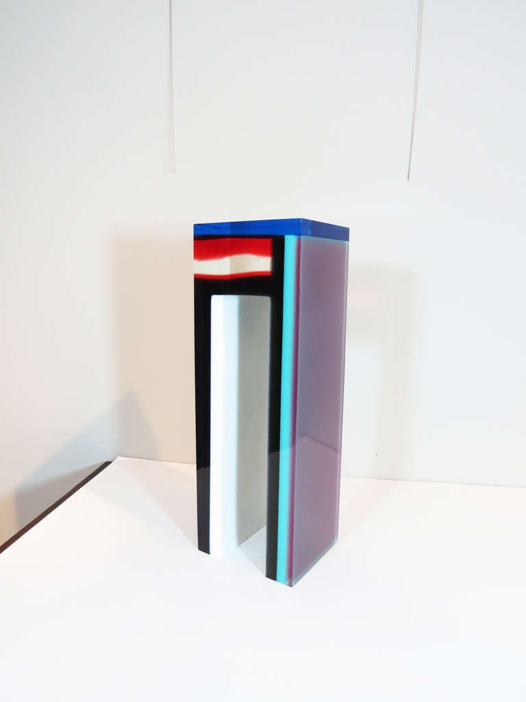 Acrylic Sculpture by Susan Fitzsimmons In Excellent Condition In Los Angeles, CA