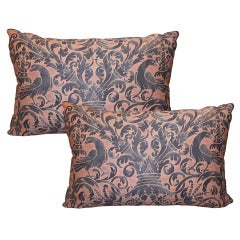 Vintage Pair of Fortuny Pillows