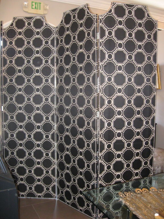 Wood Fantastic Four Panel Tony Duquette Screen