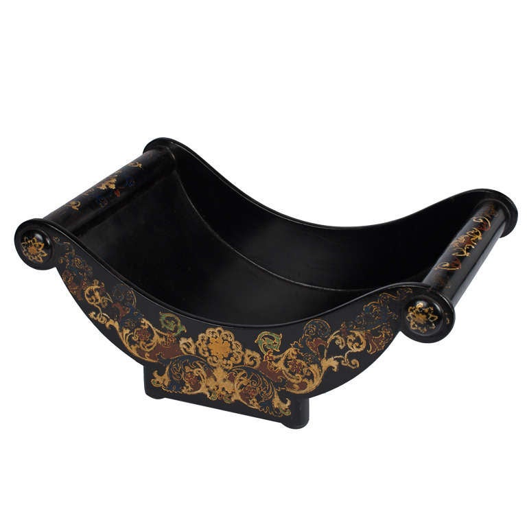 Late Regency Papier Mache Cheese Coaster