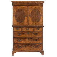 17th Century William and Mary Cabinet on Chest