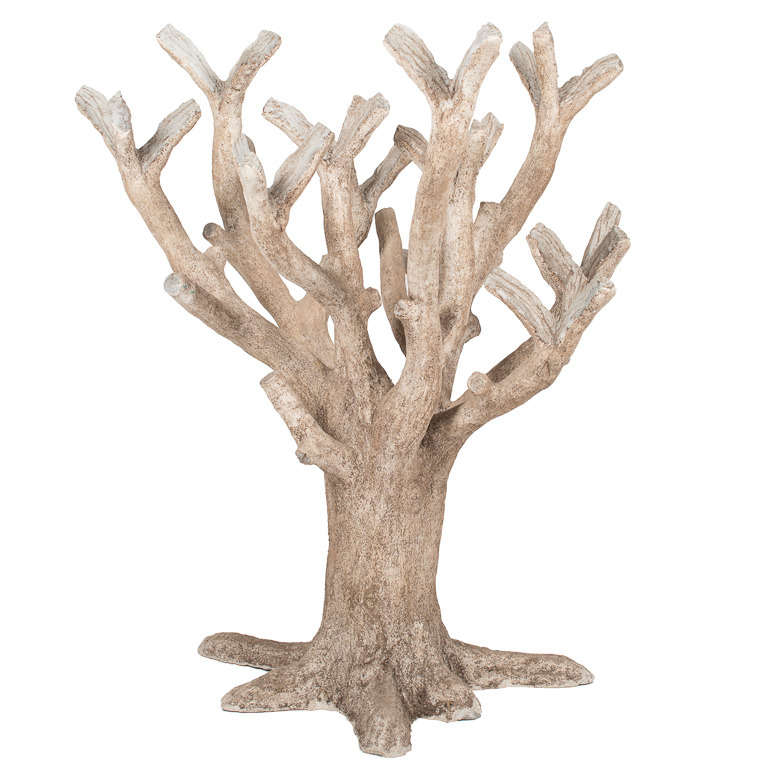 French Mid Century Faux Bois Exterior Candelabra In Excellent Condition For Sale In Toronto, ON