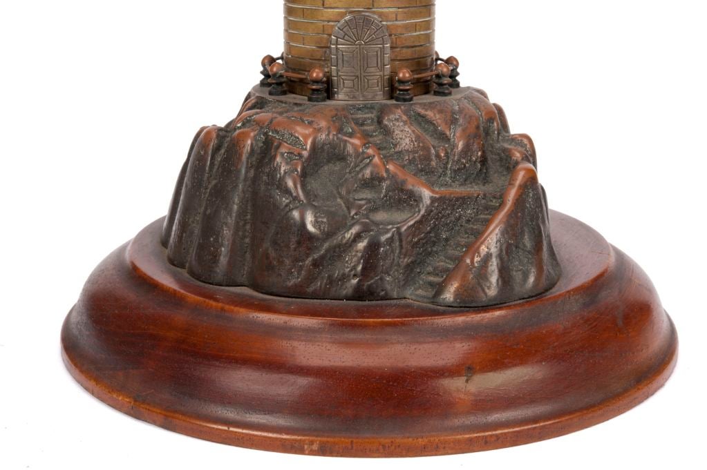 French 19th Century Bronze Light House Models For Sale