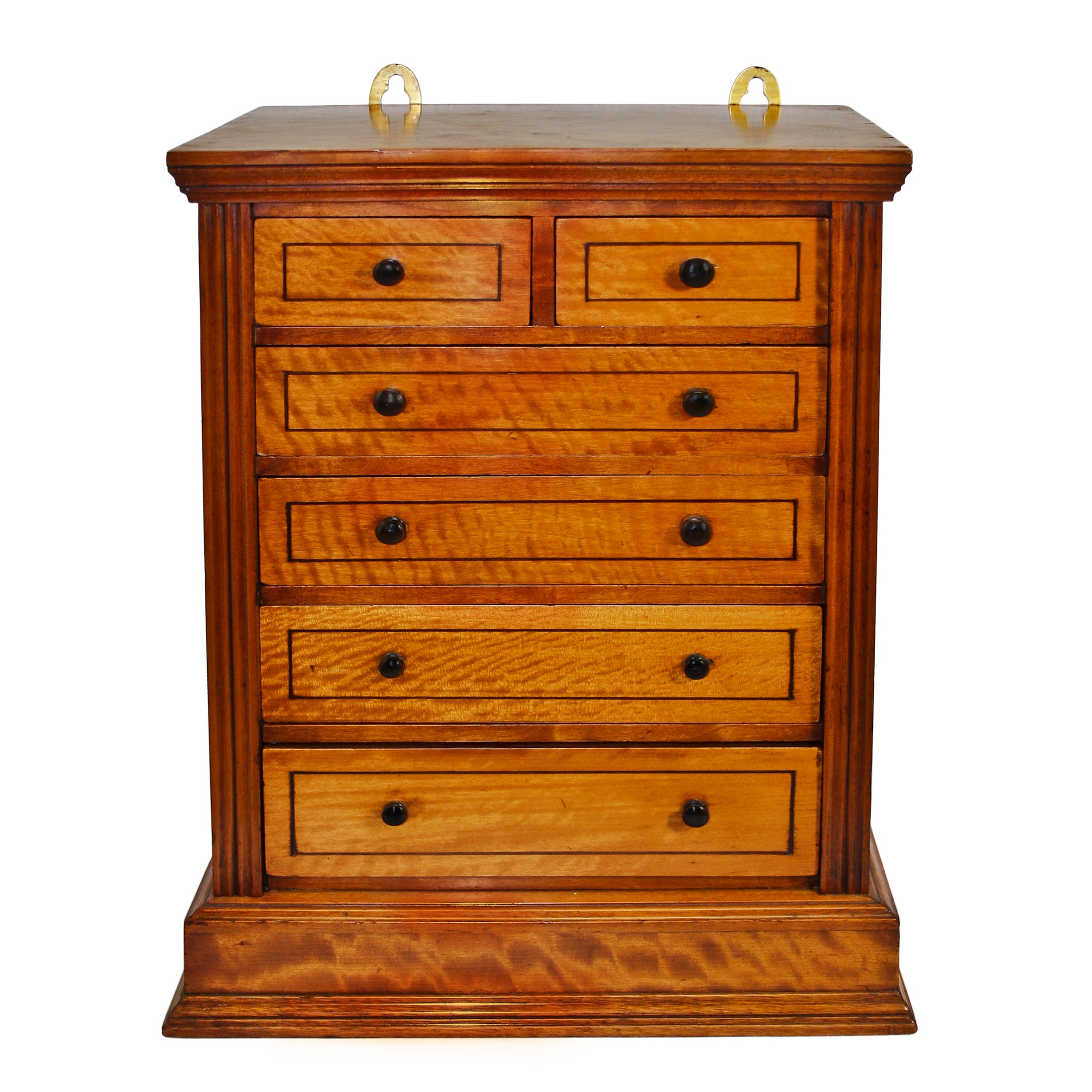 English 19th Century Cabinet Maker's Model in Satinwood  For Sale