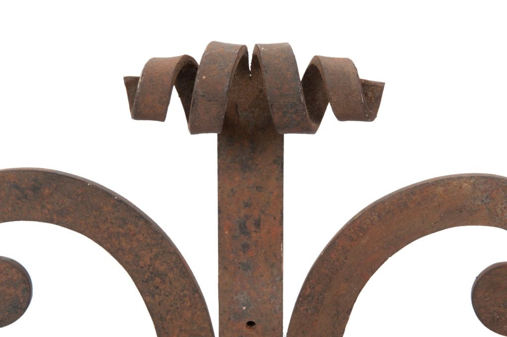 French Fine quality wrought iron architectural elements For Sale