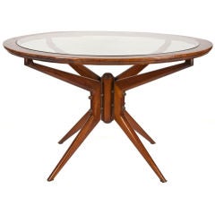 Fine quality circular 1940's center table