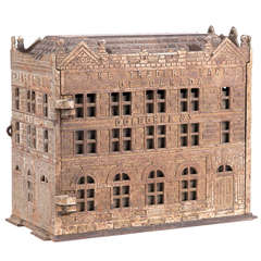 Late 19th Century Model Of Trader's Bank Toronto