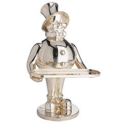 1930s American Silver Plated Cocktail Bar Novelty