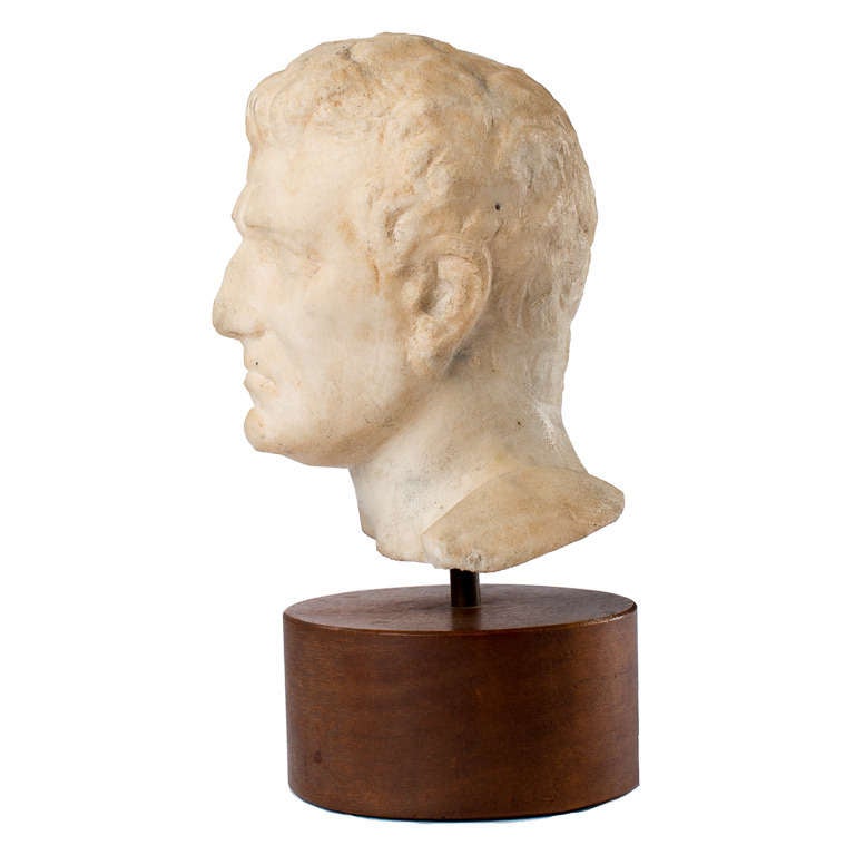 marble bust of a man