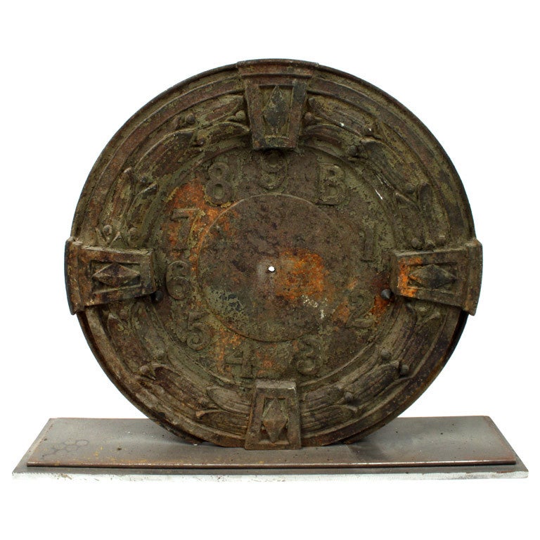 19th Century Elevator Dial For Sale
