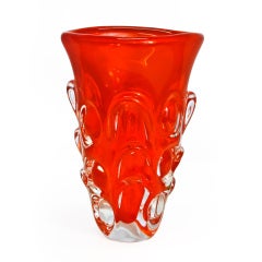 Segusso Murano Glass Vase