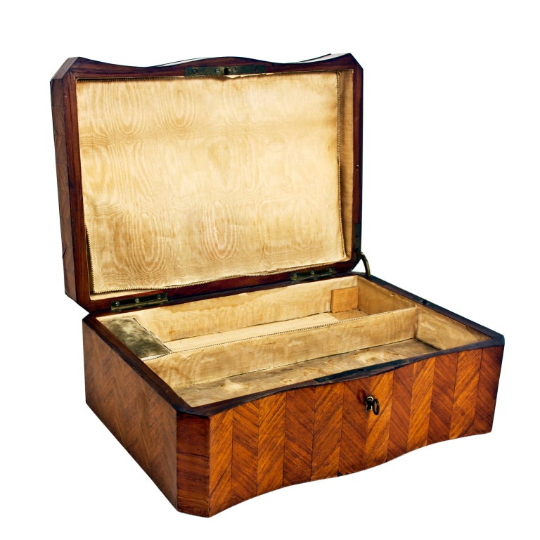 French 19th Century Marquetry Box For Sale