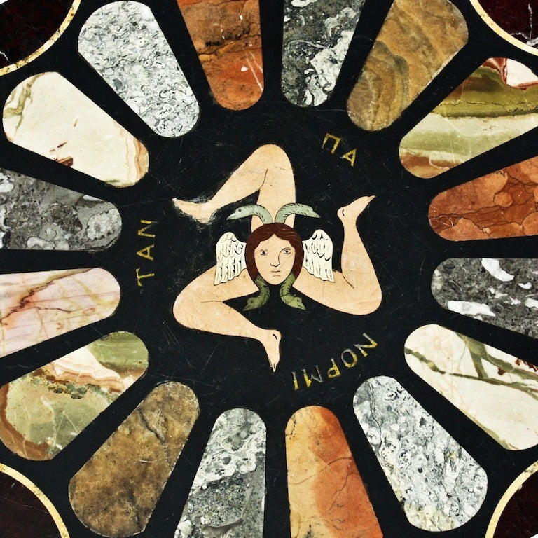 Italian Pietra Dura Centre Table Piece