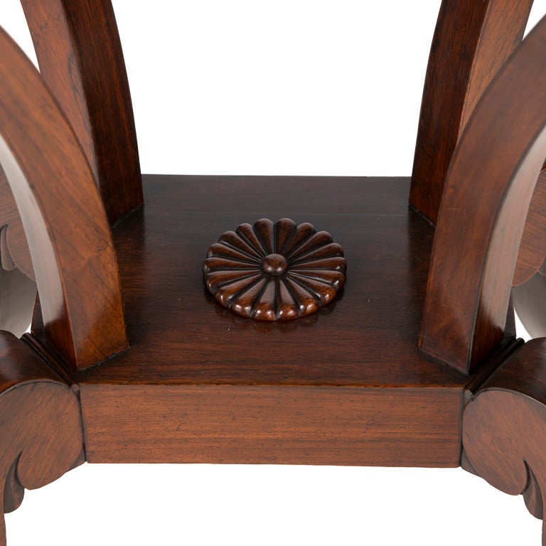 Exceptional period Georgian games table with fold out felt green top. Constructed from Rosewood, beautifully conserved.