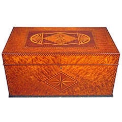 Antique Hepplewhite Inlaid Document Box