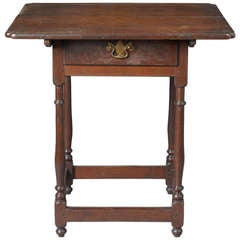Queen Anne One Drawer Tavern Table