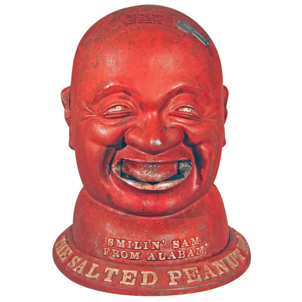 "Smilin' Sam from Alabam, ' the Salted Peanut Man" Vending Machine For Sale