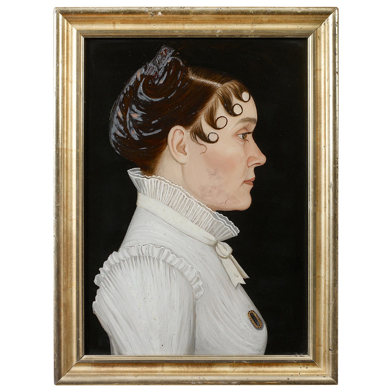 Benjamin Greenleaf Portrait of Mrs. Nancy Wyman-Houghton For Sale