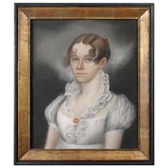 Antique William Ms. Doyle Portrait, American