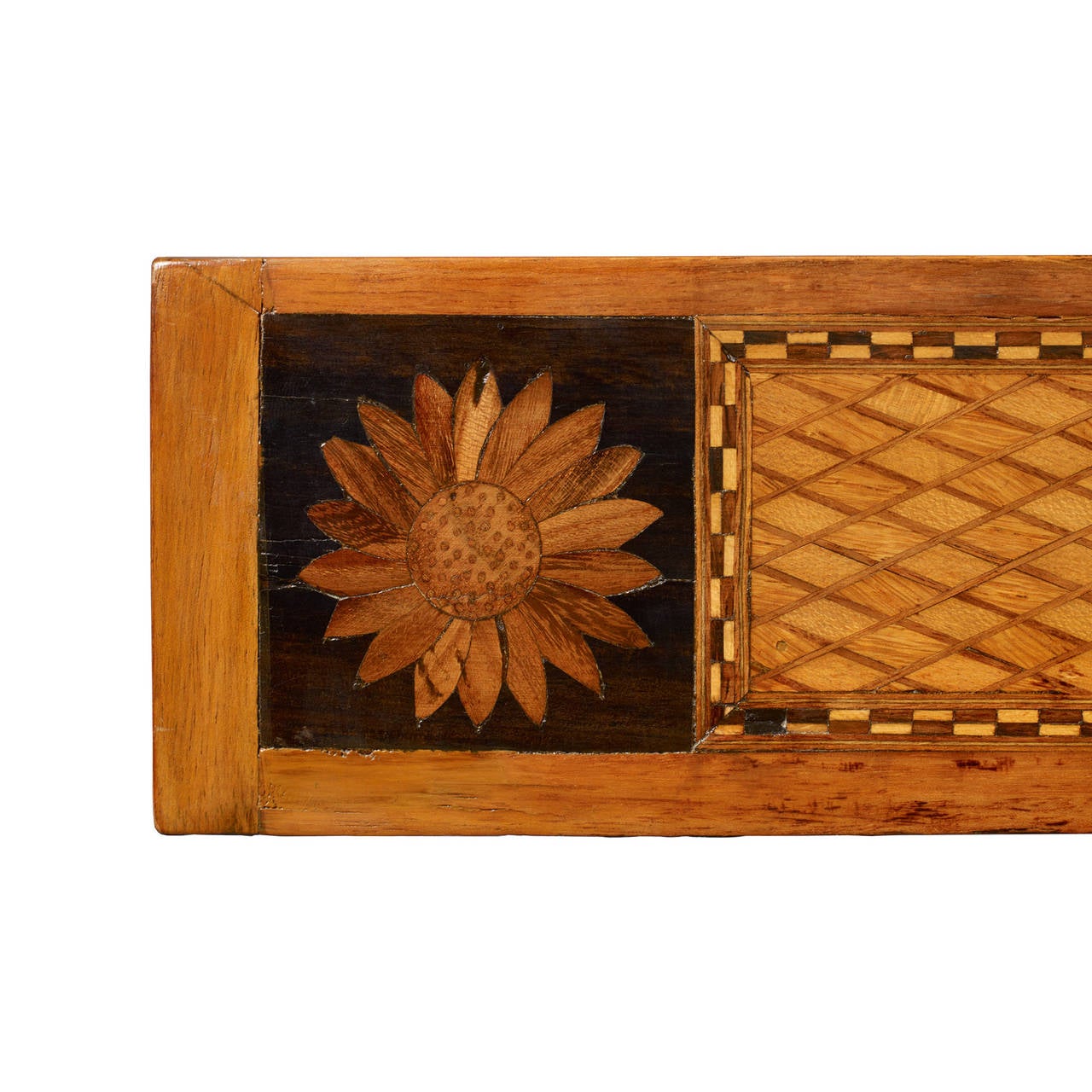 Art Deco Marquetry Center Table In Excellent Condition For Sale In Litchfield, CT