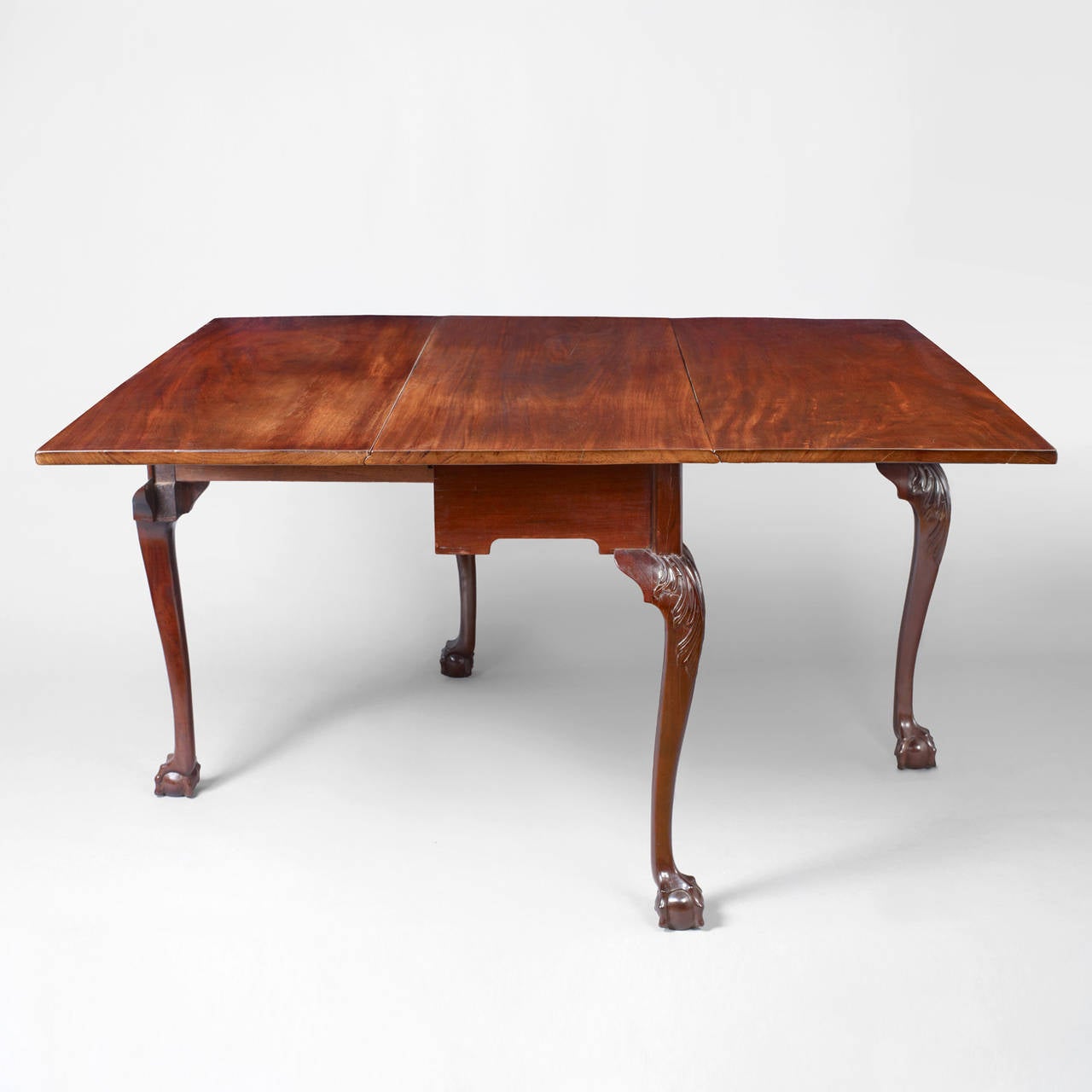 North American Chippendale Drop-Leaf Dining Table