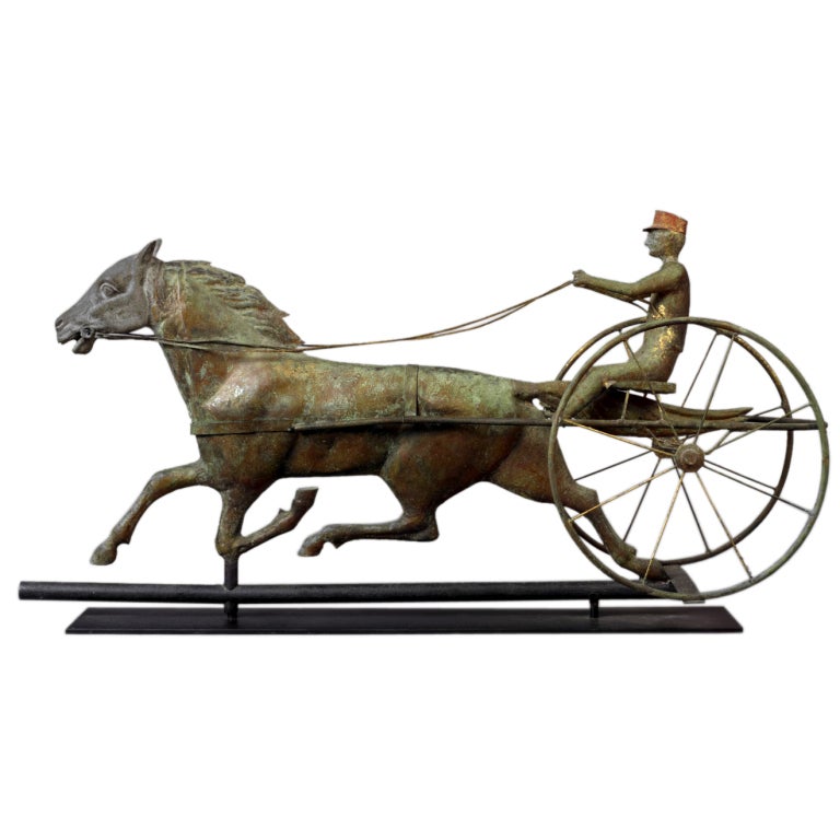 Horse and Sulky Weathervane