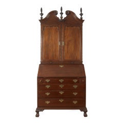 Antique Rare and Important Chippendale Secretary