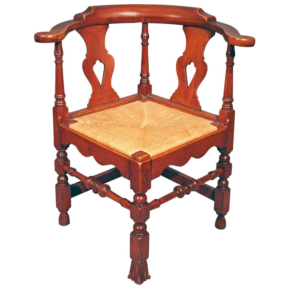 Queen Anne Corner Chair