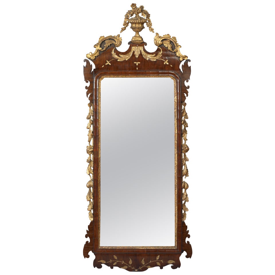 Chippendale Parcel-Gilt Mirror For Sale