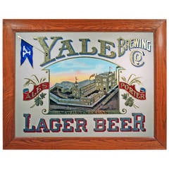 Advertising Trade Sign, "Yale Brewing Company"